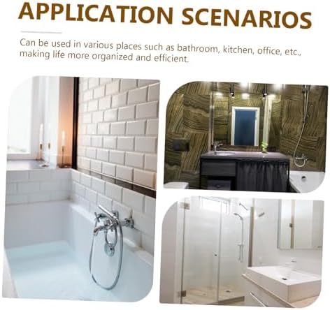ABOOFAN Wall Mount Shower Organizer No Drilling Storage