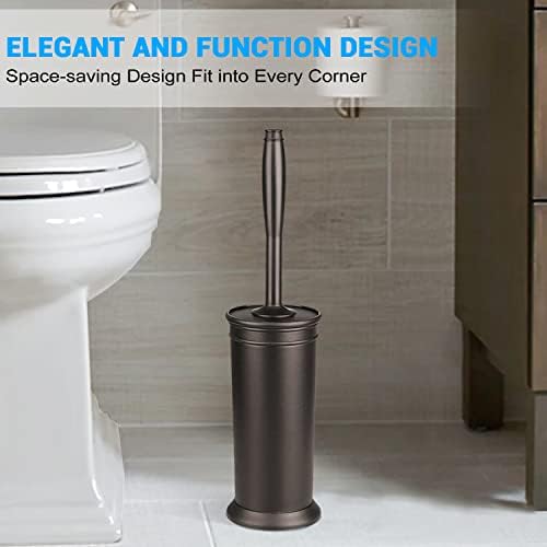 Uptronic Toilet Plunger and Brush Set with Holder 1