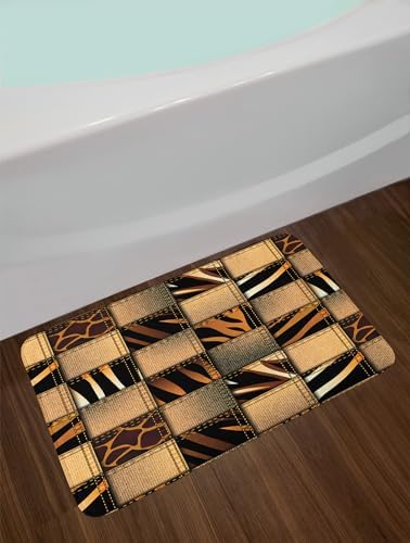 Ambesonne Savannah Bath Mat Plush Non-Slip 302 x 20