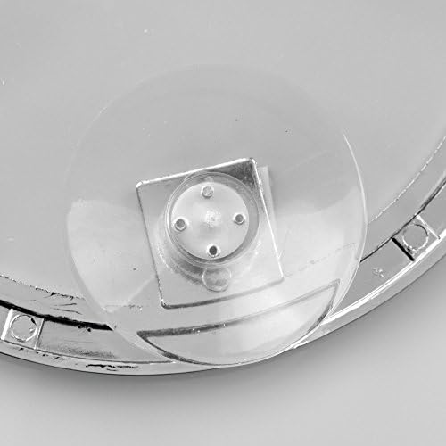 InterDesign iDesign Gia Metal Suction Mirror for Bathroom