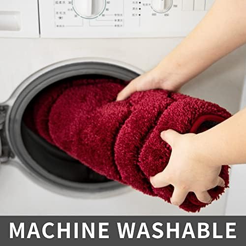 COSY HOMEER Bath Rug - Anti-Slip Soft 100 Polyester 17x27 Inches