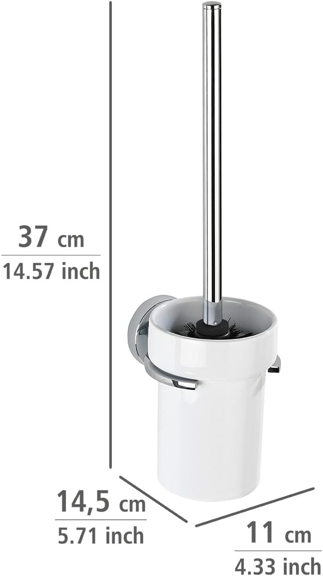 WENKO 22323100 Vacuum-Loc Toilet Brush Capri
