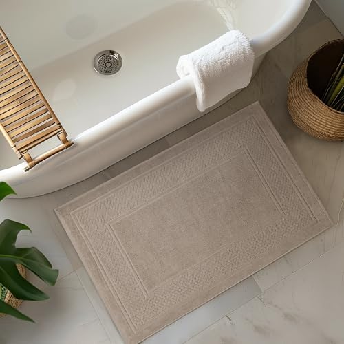 Avalon Towels Beige Bath Mat Set of 2 1