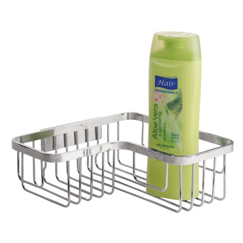 InterDesign Easy Lock Pro Shower Basket Stainless Steel
