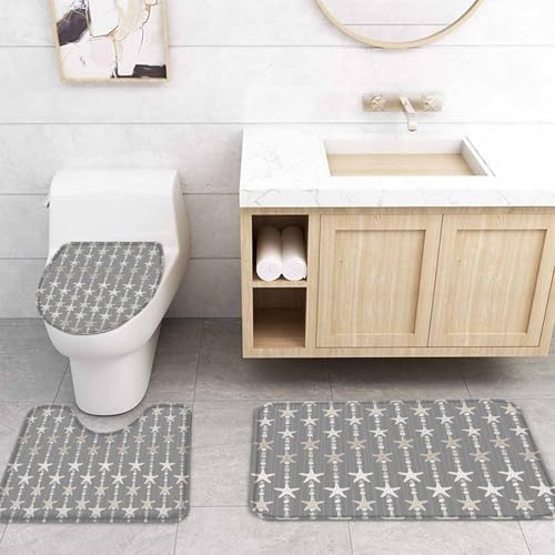 ZOE GARDEN Starfish Grey Bathroom Set 1