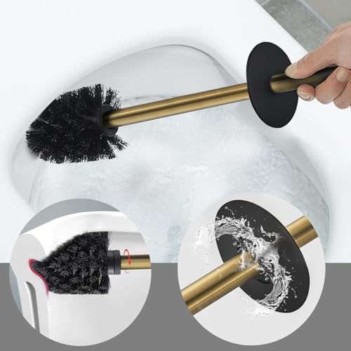 FVITA Wall Mounted Toilet Brush with Holder 1