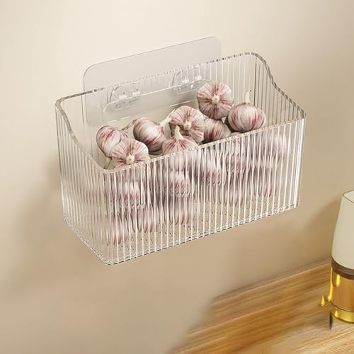 Wall Mounted Storage Organizer with Sticky Hangers