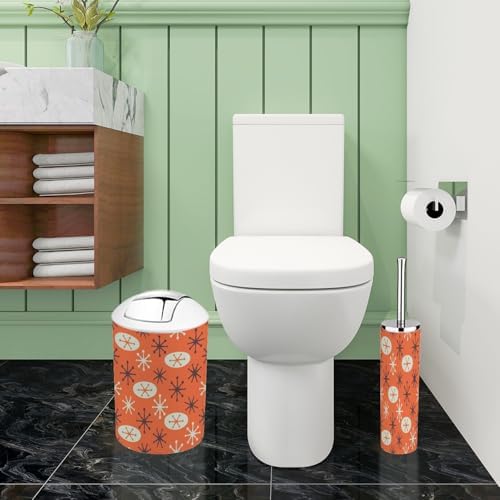 Boho Retro Bathroom Accessory Set 6 Piece 1