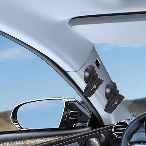 Car Suction Cup Clip Round Ticket Holder Reusable Fixing Tool