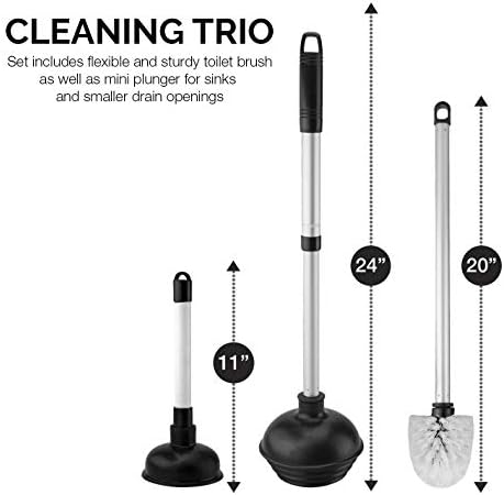 NEIKO 60168A Toilet Plunger Set 4 Piece