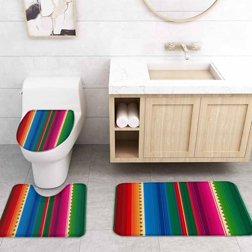 ZOE GARDEN Mexican Stripes Bathroom Set