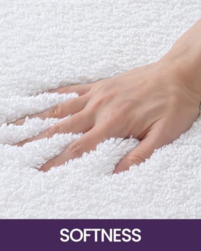 DEXI Bath Mat 24x16 Non-Slip Microfiber Rug