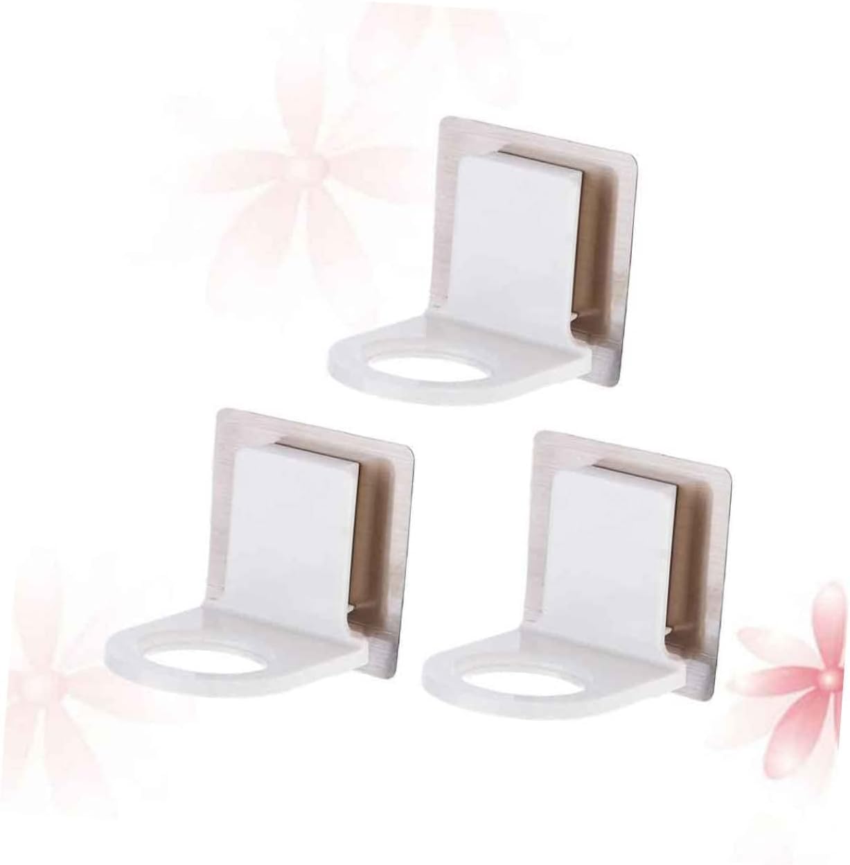 Anneome 3PCS Self-Adhesive Shower Gel Bottle Rack