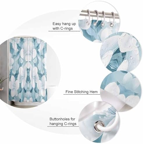 ZOE GARDEN Watercolor Flowers Bathroom Set 1
