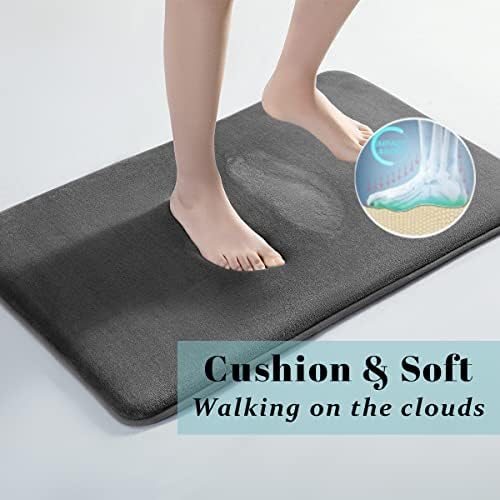 SONORO KATE 17x24inch Dark Grey Bath Rug