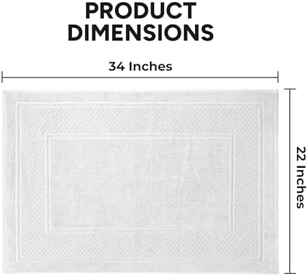 Avalon Towels White Bath Mat Set of 2 1