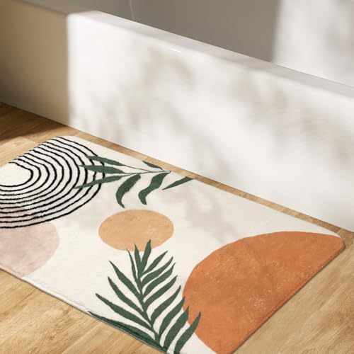 Bsheuancek Non-Slip Boho Bath Mat