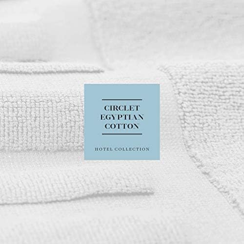 White Classic Luxury Bath Mat Set - 2 Pack
