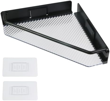 Oedema Corner Shower Caddy with Floating Shelf
