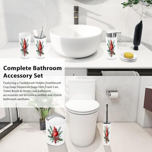 Boho Bathroom Accessory Set of 6 Pieces