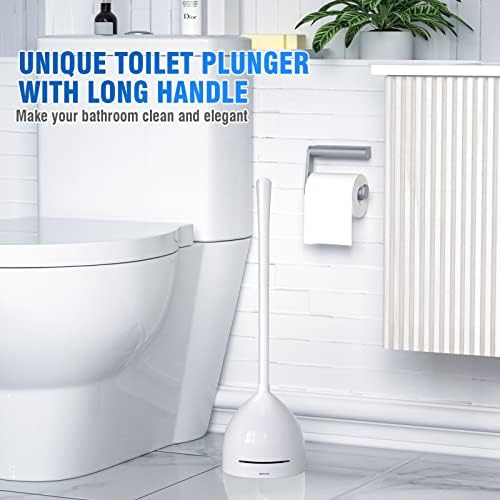 UPTRONIC 3 Pack Toilet Brush and Plunger Set