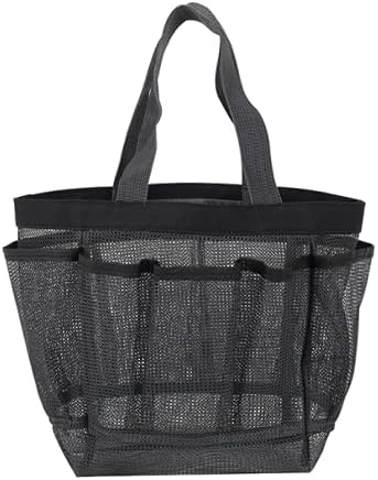 Ibluelover Shower Tote with 8 Pockets and Inner Compartment