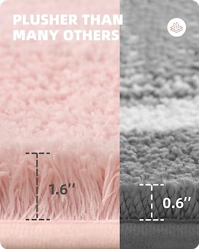 ColorGeometry Light Pink Bathroom Rug 16x24 1