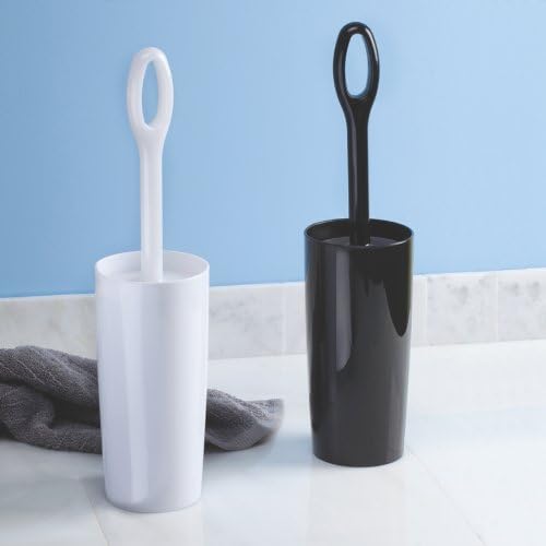 InterDesign iDesign Moda Toilet Bowl Brush and Holder - White