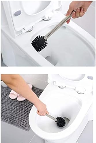 WSYTY Toilet Brush Set with Wall Mount Holder and Long Handle