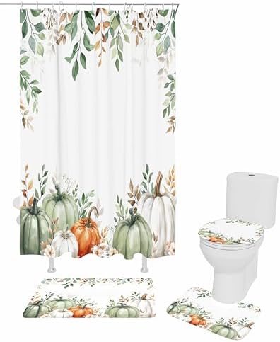 ZOE GARDEN Thanksgiving Pumpkin Bathroom Set