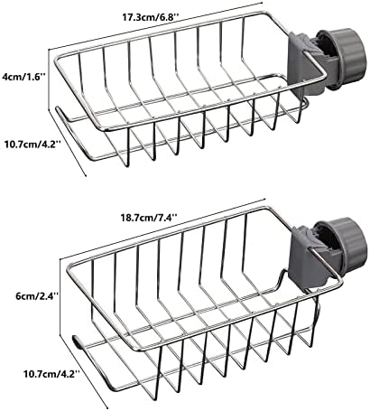 Mokife 2 Pack No Drill Shower Caddy Stainless Steel