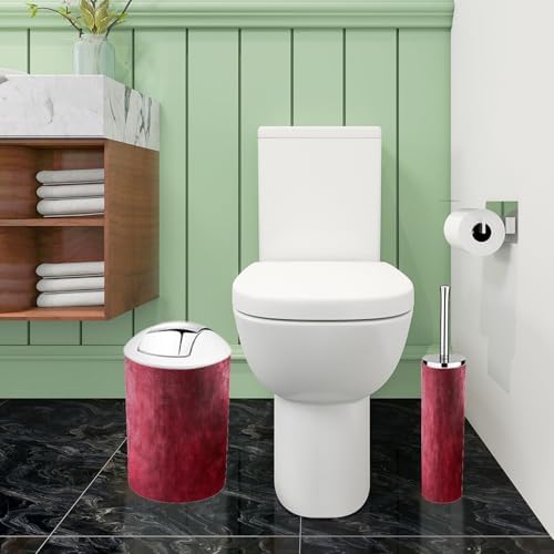 Boho Rose Bathroom Accessory Set 6 Piece 1