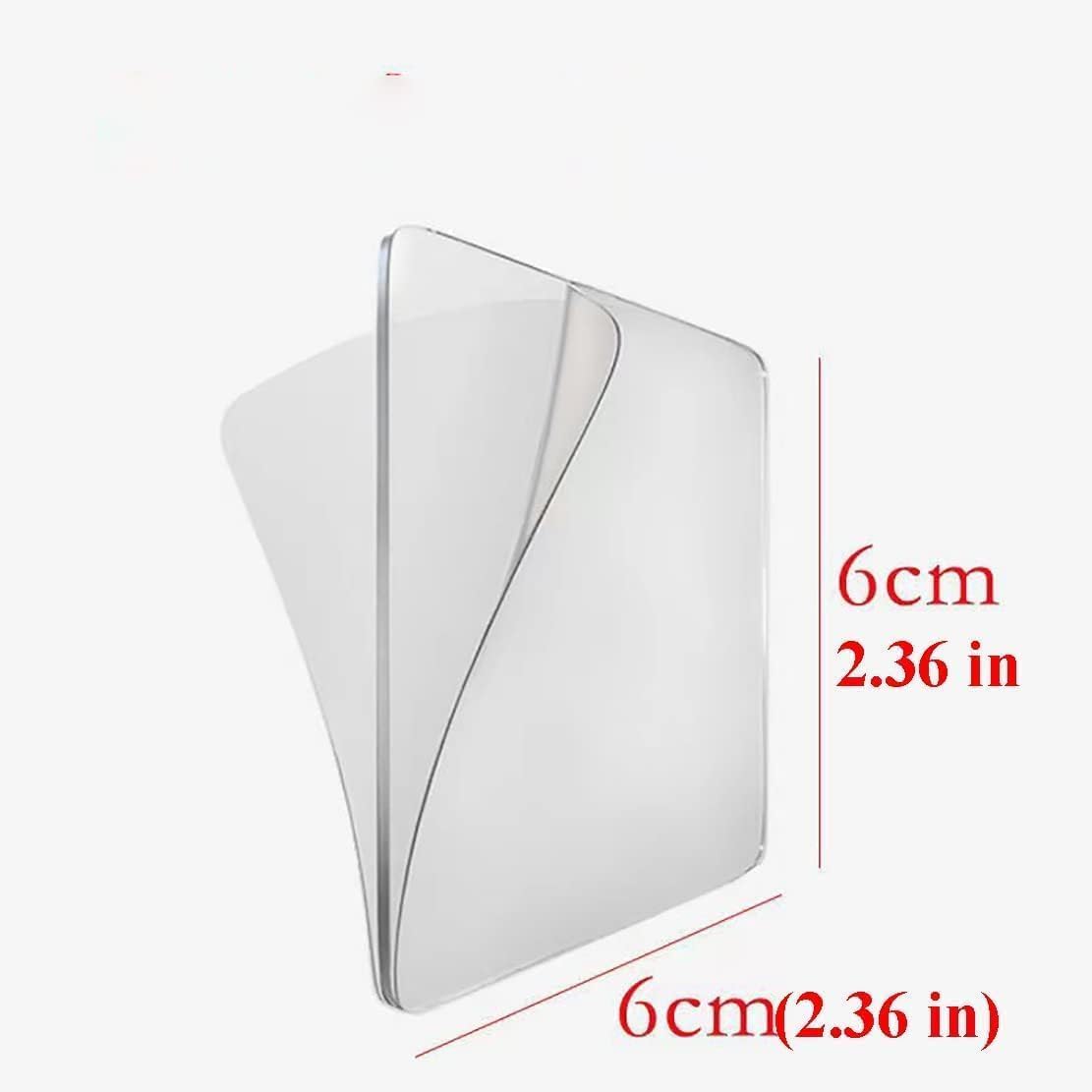 10Pcs Transparent Sticky Pads for Shower Caddy Organizer Holder