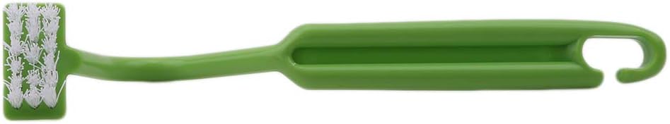 Meolin Toilet Brush with Long Handle Green Plastic