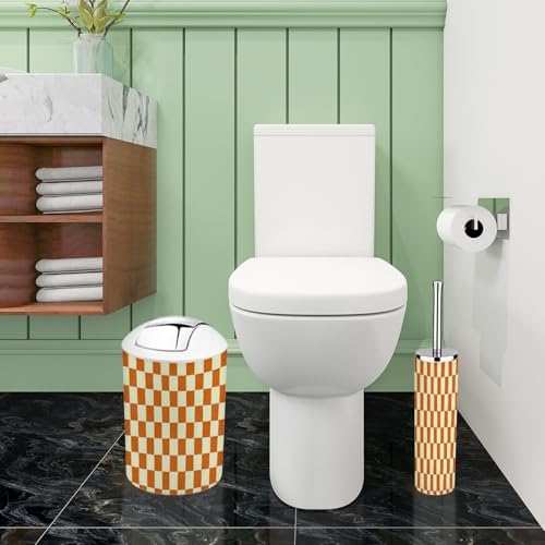 Boho Bathroom Accessories Set 6 Piece Modern Design