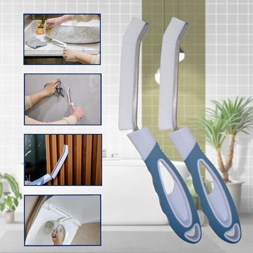 Anzutra 2PCS Hard Bristle Crevice Cleaning Brush Set