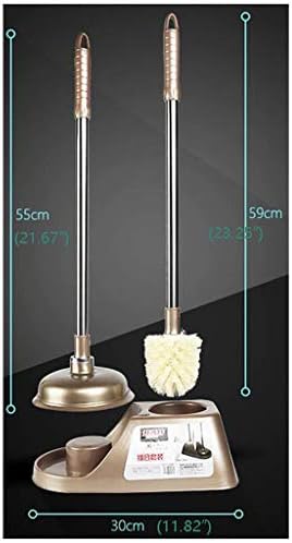 Kanazz Toilet Brush with Holder Brown 1