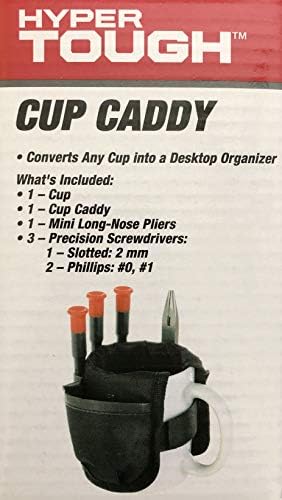 Hyper Tough Cup Holder - Black Plastic Shower Caddy