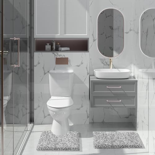 Yimobra Bathroom Rugs Non Slip Washable 24x17