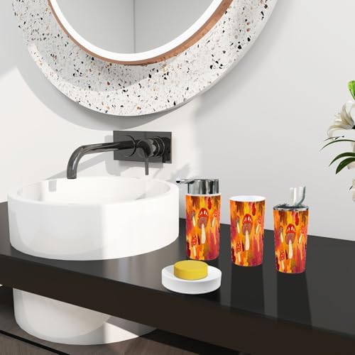 Boho Bathroom Accessory Set 6 Piece 1