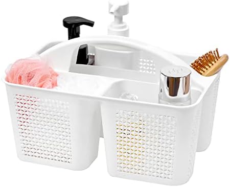 UUJOLY Plastic Shower Caddy Basket with Handle 1