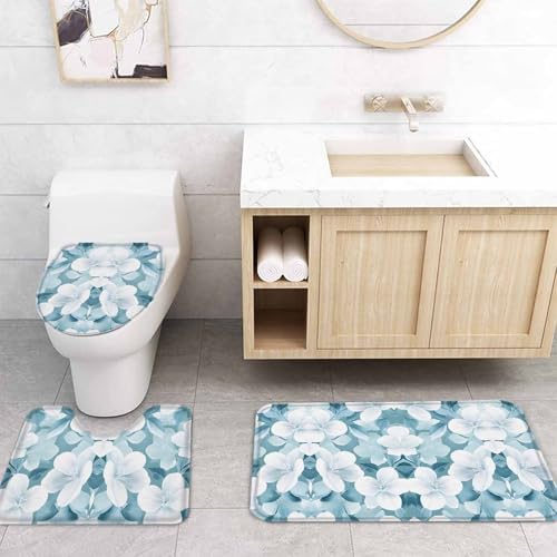 ZOE GARDEN Watercolor Flowers Bathroom Set 1