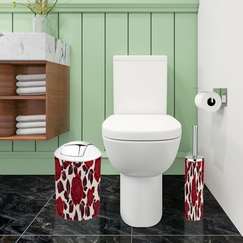 Boho Rose Bathroom Accessory Set 6 Piece