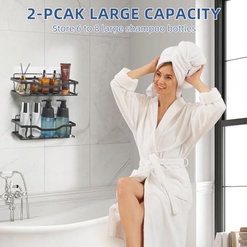 Stainless Shower Caddy Organizer - Pack of 2