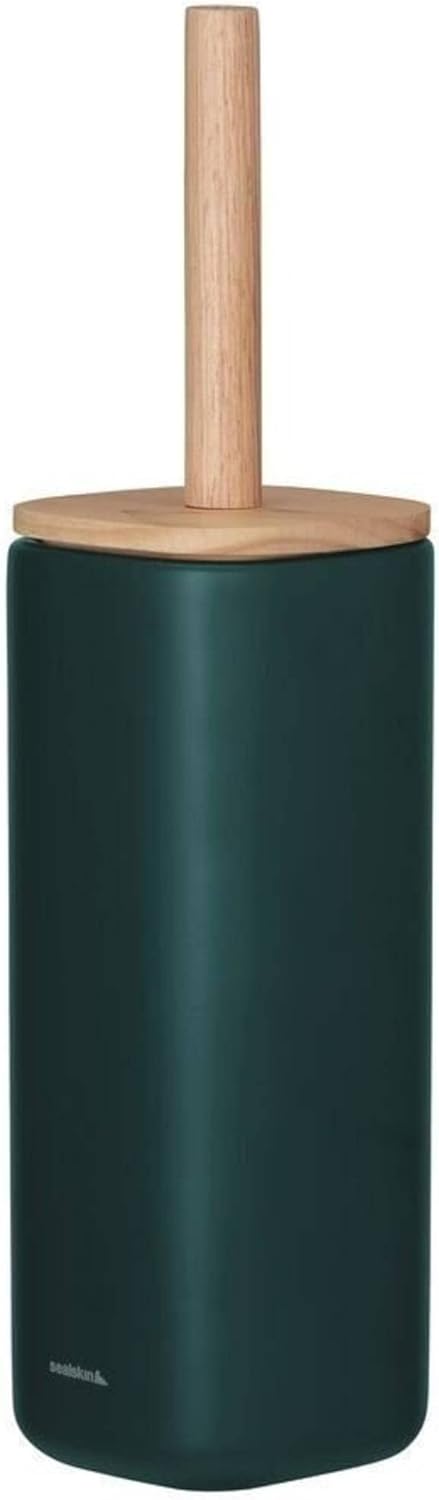 Sealskin Mind Toilet Brush and Holder Dark Green