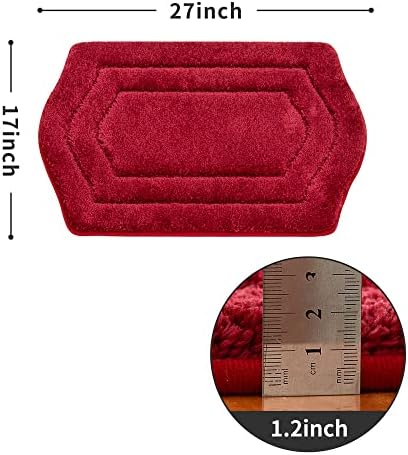 COSY HOMEER Bath Rug - Anti-Slip Soft 100 Polyester 17x27 Inches