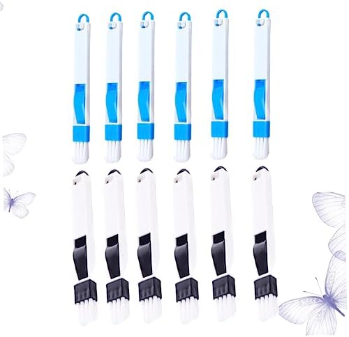 12pcs Multipurpose Window Door Brush Set with Dustpan