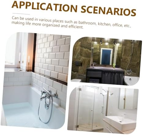 ABOOFAN Wall Mounted Shower Caddy with Storage