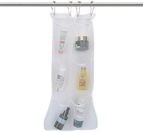 Keenso Mesh Shower Organizer with 6 Pockets 60x33cm 1