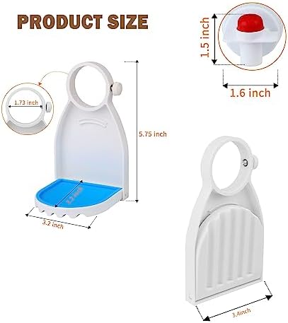 Laundry Detergent Drip Catcher White Pack of 2